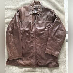 Wilsons Leather Dark Brown Jacket-L